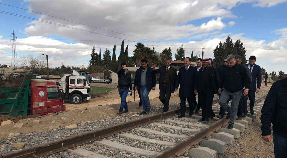 وزارة النقل تباشر اليوم بتنفيذ مشروع إيصال القطار من دمشق إلى مدينة المعارض